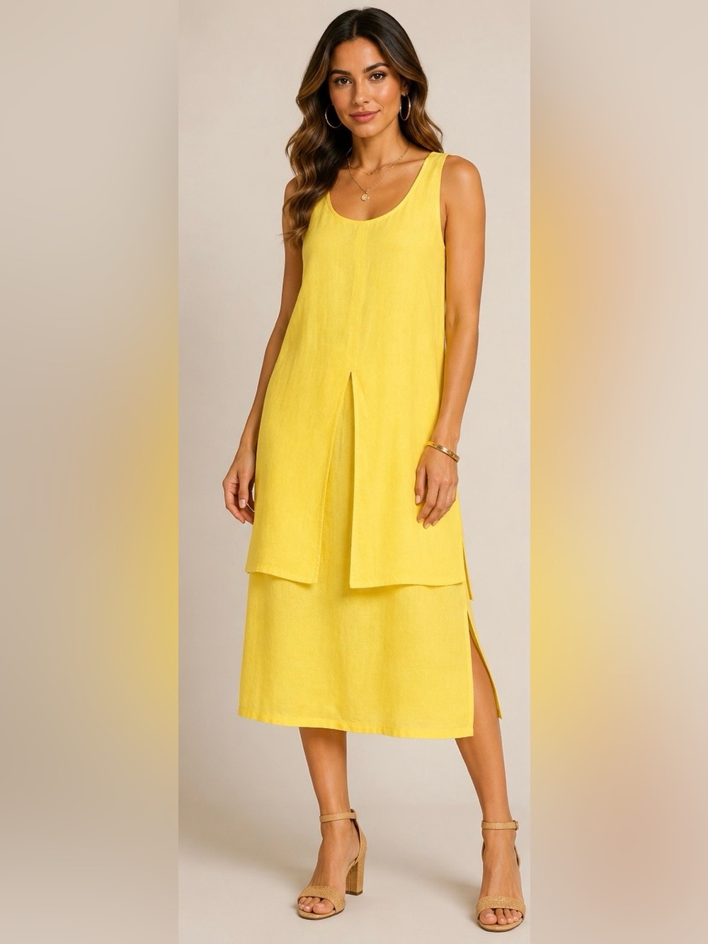 Newport News Cotton/Linen Dress